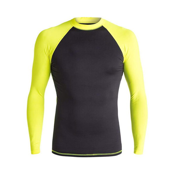 Neon Yellow & Black Rashguard